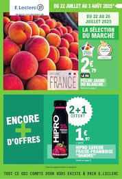 Prospectus Supermarchés E.Leclerc en cours, TOUT CE QUI COMPTE POUR VOUS EXISTE À PRIX E.LECLERC, 28 pages, 22/07/2025 - 03/08/2025 Catalogue Supermarchés E.Leclerc en cours à Senlis et alentours, TOUT CE QUI COMPTE POUR VOUS EXISTE À PRIX E.LECLERC, 28 pages, 22/07/2025 - 03/08/2025