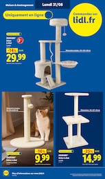 Prix et réduction Arbre À Chat dans le prospectus Lidl en cours Offre Arbre À Chat dans le catalogue Lidl du moment à la page 46