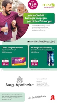 mea - meine apotheke Prospekt Unsere April-Angebote mit 4 Seiten
