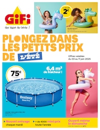 Prospectus Gifi à Sarlande, "PLONGEZ DANS LES PETITS PRIX DE L'ÉTÉ", 16 pages, 03/06/2025 - 16/06/2025
