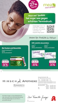 mea - meine apotheke Prospekt Unsere Februar-Angebote mit 4 Seiten