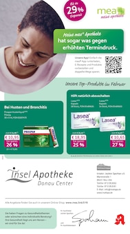 mea - meine apotheke Prospekt der KW 6 "Unsere Februar-Angebote" Aktueller mea - meine apotheke Prospekt "Unsere Februar-Angebote" Seite 1 von 4 Seiten