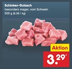 Schinken-Gulasch für 3,29 € bei Netto Marken-Discount im Angebot Schinken-Gulasch im aktuellen Netto Marken-Discount Prospekt