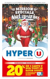 Catalogue Supermarchés Hyper U en cours à Saint-Julien-en-Genevois et alentours, "MISSION SPÉCIALE : Noël à prix bas", 108 pages, 21/10/2025 - 07/12/2025