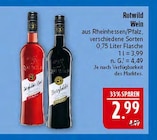 Dornfelder Rotwein Angebote von Rotwild bei Marktkauf Leipzig für 2,99 €