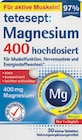 Magnesium 400 hochdosiert von tetesept im aktuellen tegut Prospekt für 2,49 €