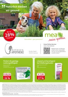 mea - meine apotheke Prospekt für Neuendeich b Uetersen mit 4 Seiten mea - meine apotheke Prospekt für Neuendeich b Uetersen: Unsere Oktober-Angebote, 4 Seiten, 30.9.2021 - 31.10.2021