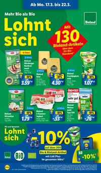 Bio Joghurt Angebot im aktuellen Lidl Prospekt auf Seite 18