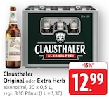 Original Angebote von Clausthaler bei EDEKA Losheim für 12,99 €