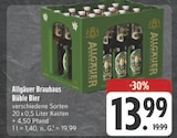 E center - Büble Bier Angebot im Prospekt Büble Bier bei E center im Prospekt "" für 13,99 €
