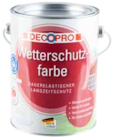 Aktuelles Wetterschutzfarbe 2,5 Liter Angebot bei Sonderpreis Baumarkt in Oberhausen ab 13,95 €
