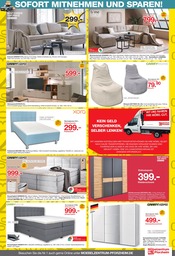 Aktueller Möbelzentrum Pforzheim Prospekt mit Sitzsack, "WSV", Seite 9