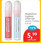 Lipgloss Lifter Gel von Maybelline für 5,99 € bei budni im Angebot Lipgloss Lifter Gel von Maybelline im aktuellen budni Prospekt