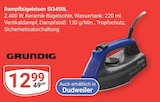 Dampfbügeleisen SI3450L von Grundig für 12,99 € bei GLOBUS im Angebot Dampfbügeleisen SI3450L von Grundig im aktuellen GLOBUS Prospekt