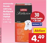 Hundenahrung Multipack leckere Vielfalt im Angebot bei Netto Marken-Discount in Wuppertal Hundenahrung Multipack leckere Vielfalt Angebote von animonda bei Netto Marken-Discount Wuppertal für 4,49 €