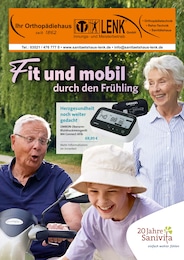 Sanitätshäuser Prospekt von Orthopädiehaus Lenk GmbH in Röhrsdorf Aktueller Orthopädiehaus Lenk GmbH Sanitätshäuser Prospekt für Röhrsdorf: Fit und mobil durch den Frühling mit 6 Seiten, 11.03.2026 - 31.05.2026