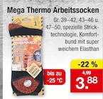 Arbeitssocken Angebote von Mega Thermo bei Zimmermann Peine für 3,88 €