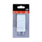 Chargeur secteur Ultra-Rapide PD 65W – 2 ports USB-C + 1 port USB-A - Carrefour à Montreuil Chargeur secteur Ultra-Rapide PD 65W – 2 ports USB-C + 1 port USB-A en promo chez Carrefour Montreuil à 11,99 €