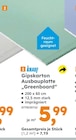 Globus-Baumarkt Hirschhof - Gipskarton Ausbauplatte Greenboard Angebot im Prospekt Gipskarton Ausbauplatte Greenboard bei Globus-Baumarkt im Hirschhof Prospekt für 5,99 €