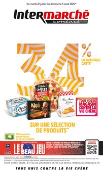 Prospectus Intermarché en cours, "34% EN AVANTAGE CARTE SUR UNE SÉLECTION DE PRODUITS", page 1 sur 12
