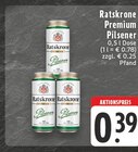 Premium Pilsener bei EDEKA im Hünxe Prospekt für 0,39 €