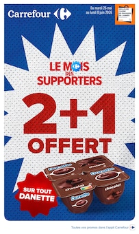Catalogue Carrefour à Gennevilliers cette semaine, valable du 26/05/2026 au 08/06/2026 Prospectus Carrefour à Gennevilliers, "LE MOIS DES SUPPORTERS", 93 pages de promos valables du 26/05/2026 au 08/06/2026