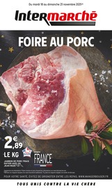 Prospectus Supermarchés Intermarché Express en cours à Saint-Pons-de-Thomières et alentours, "FOIRE AU PORC", 4 pages, 18/11/2025 - 23/11/2025 Catalogue Supermarchés Intermarché Express en cours à Saint-Pons-de-Thomières et alentours, "FOIRE AU PORC", 4 pages, 18/11/2025 - 23/11/2025