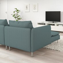 IKEA Ulm - IKEA SÖDERHAMN 4er-Sofa mit Récamiere + offenes Ende, Finnsta türkis Mit récamiere + offenes ende/finnsta türkis IKEA SÖDERHAMN 4er-Sofa mit Récamiere + offenes Ende, Finnsta türkis Mit récamiere + offenes ende/finnsta türkis Angebot bei IKEA Ulm im Prospekt "Für Sommernachts-Träume"