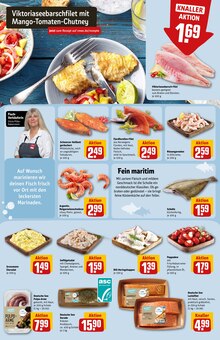 Forelle im aktuellen REWE Prospekt (Lübeck) Forelle im REWE Prospekt "Dein Markt" mit 34 Seiten (Lübeck)
