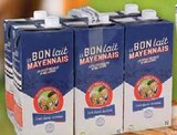 Lait UHT demi écrémé à Hyper U dans Jublains