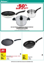 Prix et réduction Carrefour Home dans le prospectus Carrefour en cours Offre Carrefour Home dans le catalogue Carrefour du moment à la page 73