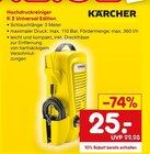 Hochdruckreiniger K 2 Universal Edition im Netto Marken-Discount Prospekt Hochdruckreiniger K 2 Universal Edition von KÄRCHER im aktuellen Netto Marken-Discount Prospekt für 25,00 €