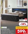 Boxspringbett Leona 140 x 200 cm im Angebot bei Netto Marken-Discount in Minden Boxspringbett Leona 140 x 200 cm Angebote von Juskys bei Netto Marken-Discount Minden für 599,00 €