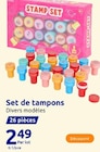 Set de tampons dans le catalogue Action