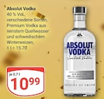 Vodka im Angebot bei GLOBUS in Altenburg Vodka Angebote von Absolut bei GLOBUS Altenburg für 10,99 €