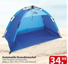 famila Nordost Lotsenstation - Automatik-Strandmuschel Automatik-Strandmuschel Angebot bei famila Nordost Lotsenstation im Prospekt besser als gut!