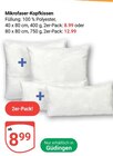 Aktuelles Mikrofaser-Kopfkissen Angebot bei GLOBUS in Saarbrücken ab 8,99 €