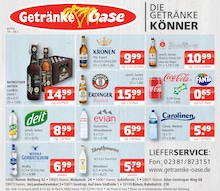 Getränke Oase Prospekt: "Aktuelle Angebote", 1 Seite, 19.01.2026 - 24.01.2026