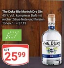 Aktuelles Bio Munich Dry Gin Angebot bei GLOBUS in Braunschweig ab 25,99 €