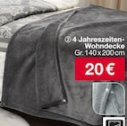 4 Jahreszeiten-Wohndecke im Angebot bei Woolworth in Pulheim 4 Jahreszeiten-Wohndecke Angebote bei Woolworth Pulheim für 20,00 €