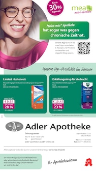 mea - meine apotheke Prospekt Unsere Januar-Angebote mit 4 Seiten