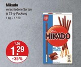 Milchschokolade von Mikado im aktuellen V-Markt Prospekt für 1,29 €