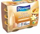 Crème aux oeufs saveur vanille - PÂTURAGES dans le catalogue Intermarché