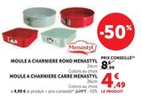 Moule à charnière rond - Menastyl en promo à 4,49 € chez Hyper U Moule à charnière rond - Menastyl dans le catalogue Hyper U