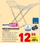WÄSCHESTÄNDER „STABILO“ im Angebot bei Marktkauf in Stuttgart WÄSCHESTÄNDER „STABILO“ Angebote von eurogold bei Marktkauf Stuttgart für 12,99 €