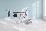 3-in-1- Wäscheständer Angebote von LIVARNO home bei Lidl Potsdam für 24,99 €