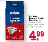 Aktuelle Lavazza Angebote bei E center in Mainz Aktuelles Crema e Gusto Classico Angebot bei E center in Mainz ab 4,99 €