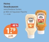 Snacksaucen im V-Markt Prospekt Snacksaucen von Heinz im aktuellen V-Markt Prospekt für 1,79 €