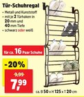 Tür-Schuhregal von  im aktuellen Thomas Philipps Prospekt für 7,99 €