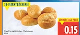 Ofenfrische Brötchen / Schrippen für 0,15 € bei E center im Angebot Ofenfrische Brötchen / Schrippen im aktuellen E center Prospekt
